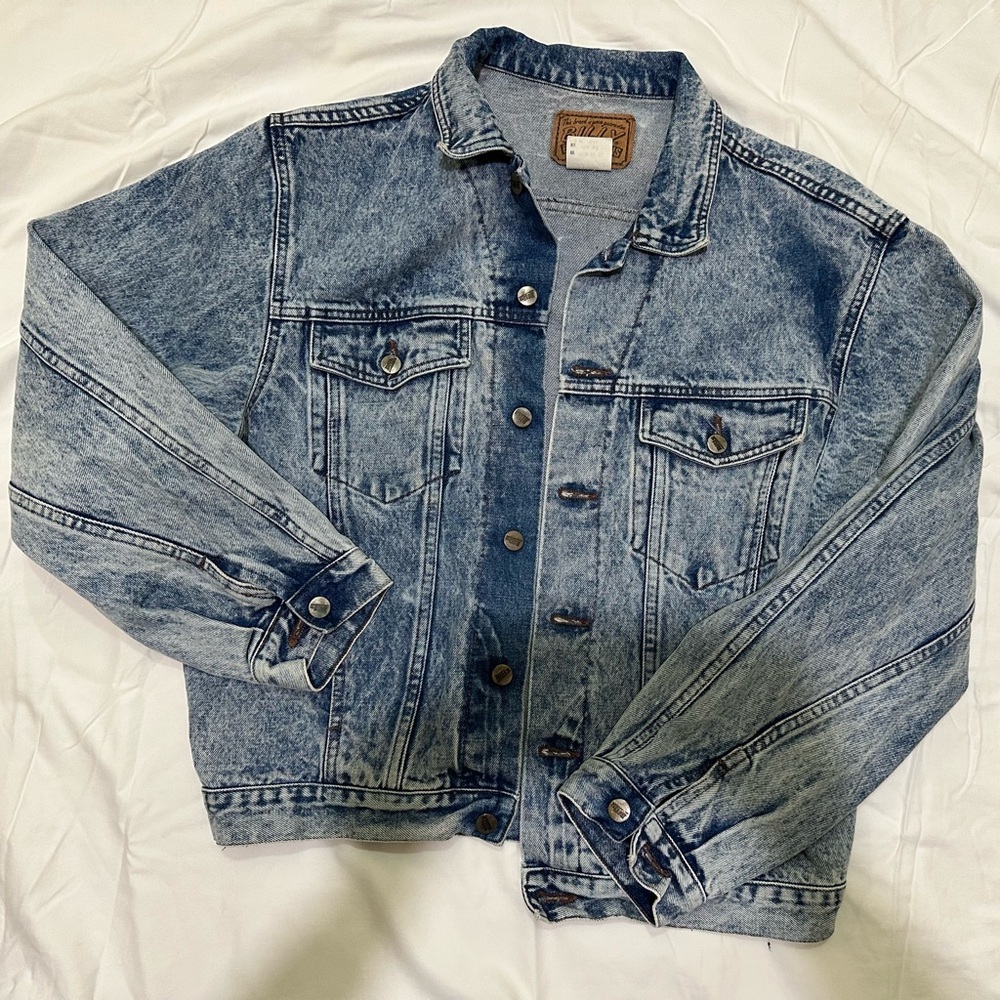 Acid Wash Denim Jacket